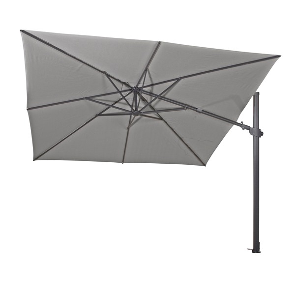  4 Seasons Siesta Premium Parasol 3x3m - Charcoal